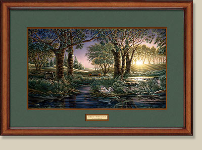 Morning on the Greens Framed Print